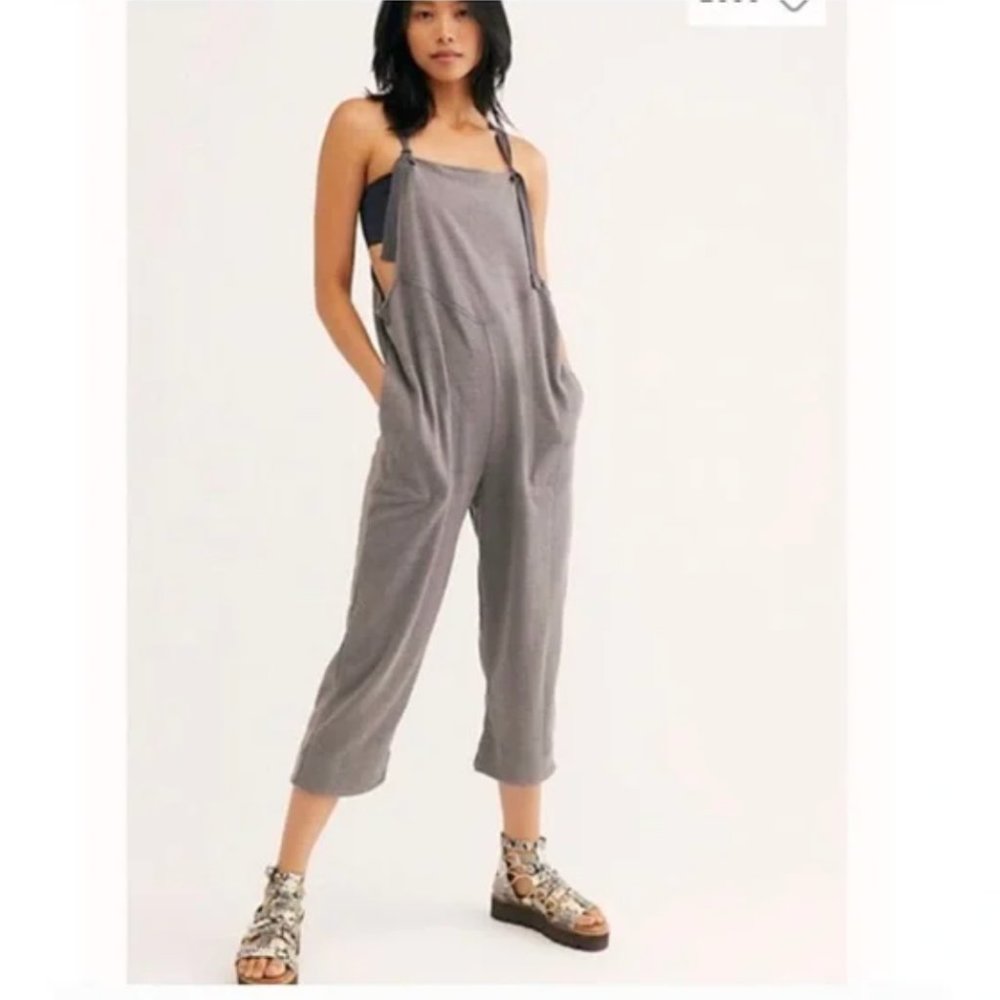 Free People Gray Jumpsuit